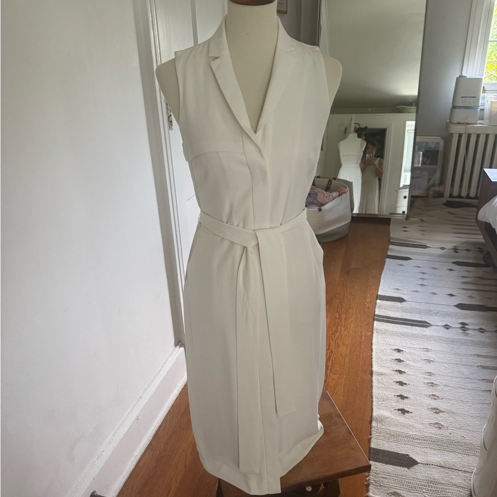 Banana Republic Cream Midi Dress